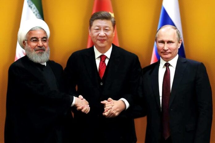 presidenti di Russia China e Iran