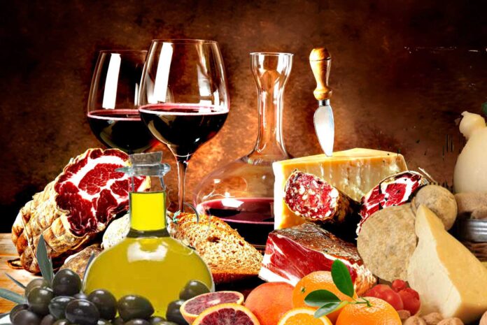 La dieta per il cervello: vino formaggio e agnello