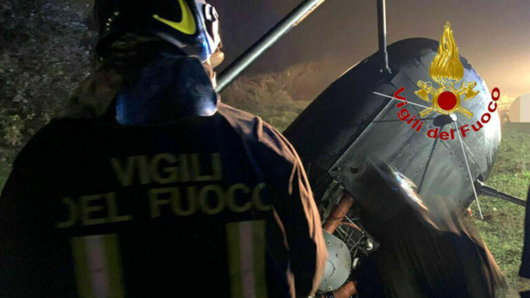 Bellona (Caserta) – Cade elicottero muore una 50enne e ferito 68enne