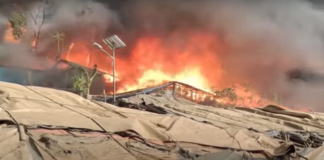 Incendio devasta campo dei Rohingya