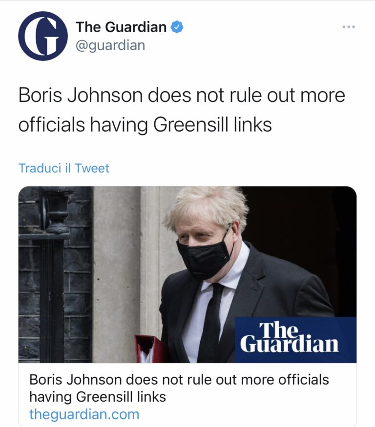 Boris Johnson pandemia
