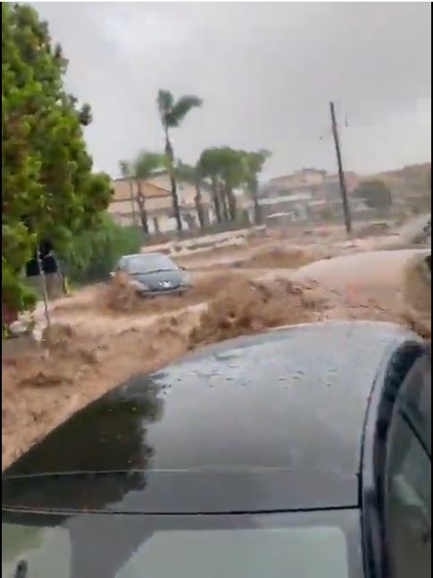 Devastante alluvione in Sicilia