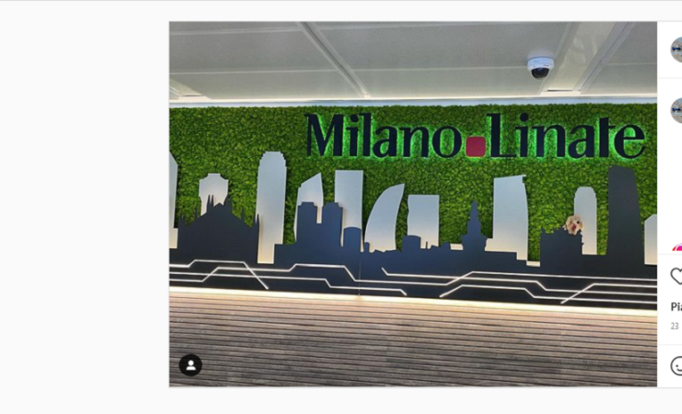 Milano Linate galleria commerciale