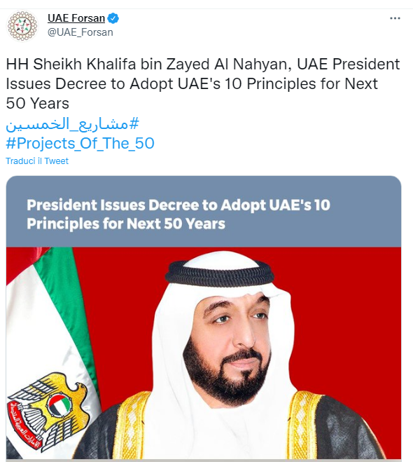 10 principi degli Emirati Arabi Uniti: cosa sono e a cosa servono
