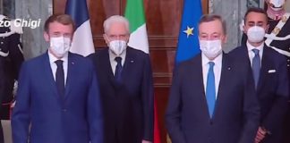 Draghi e Macron firmano il trattato del Quirinale