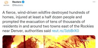 Colorado: incendio distrugge centinaia di case