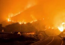 Incendio in California: centinaia di evacuati, autostrade chiuse