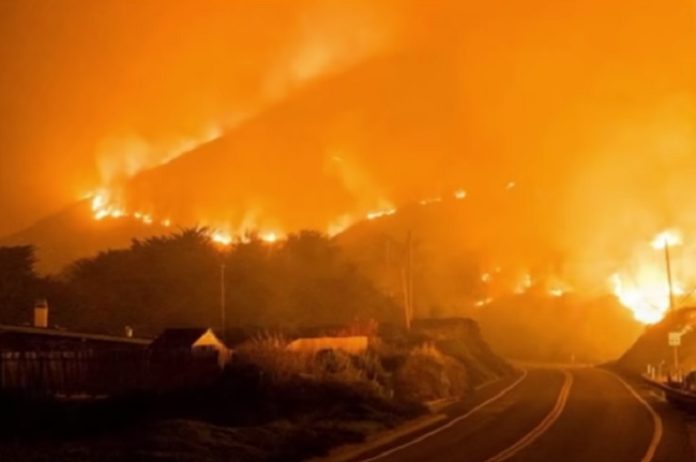 Incendio in California: centinaia di evacuati, autostrade chiuse