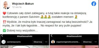 Il sindaco di Przemysl pubblica i meme su Salvini