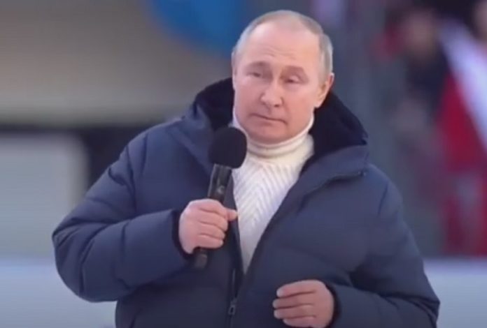 La TV russa taglia improvvisamente il discorso di Putin