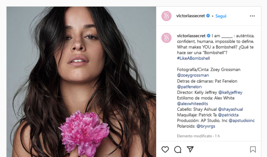Camila Cabello – Victoriaâ€™s Secret Bombshell Fragrance (April 2022)