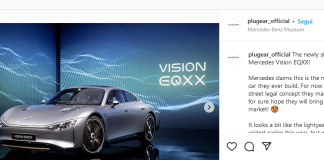 Mercedes Vision EQXX concept car