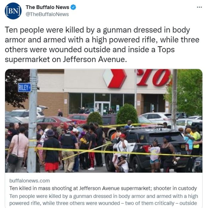 Buffalo, New York: 10 morti in una sparatoria