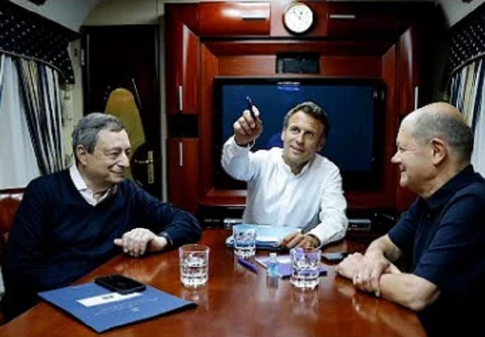 Kyiv: Draghi in viaggio con Macron e Scholz