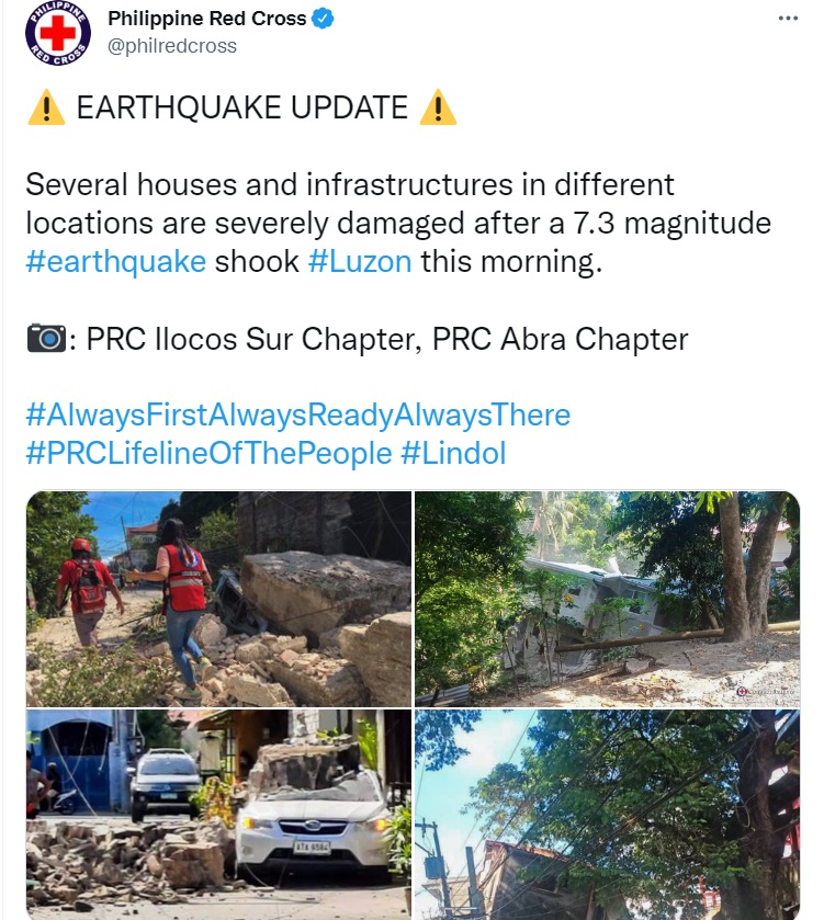 Filippine: potente terremoto, almeno 4 morti