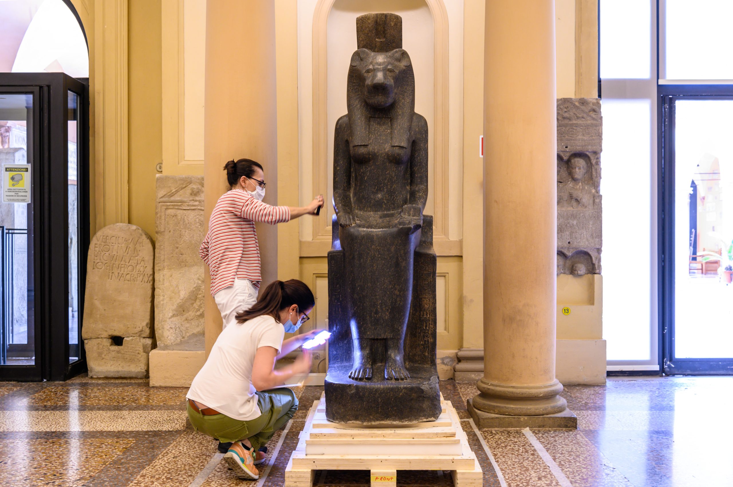 Sekhmet: dalle collezioni torinesi la statua egizia a Bologna