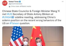 Cina avverte gli USA: segnali pericolosi su Taiwan