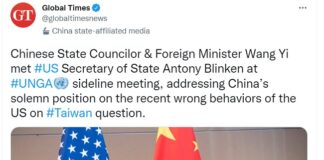 Cina avverte gli USA: segnali pericolosi su Taiwan