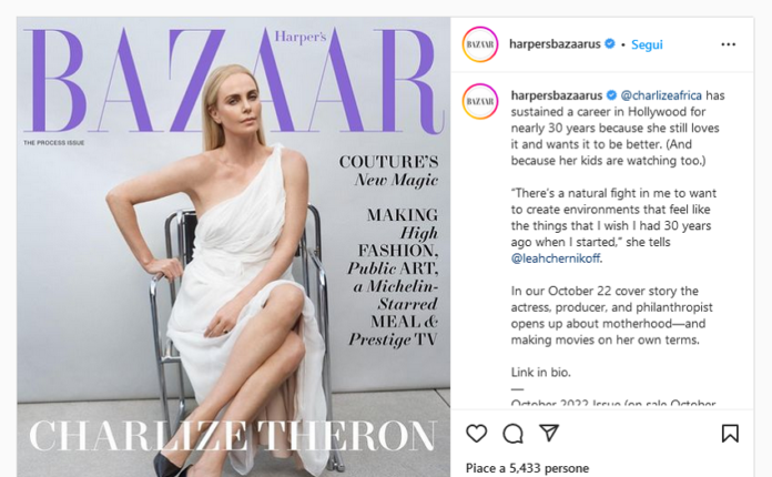 Charlize Theron Harper's Bazaar