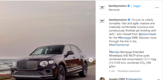 Bentley Bentayga EWB consegne