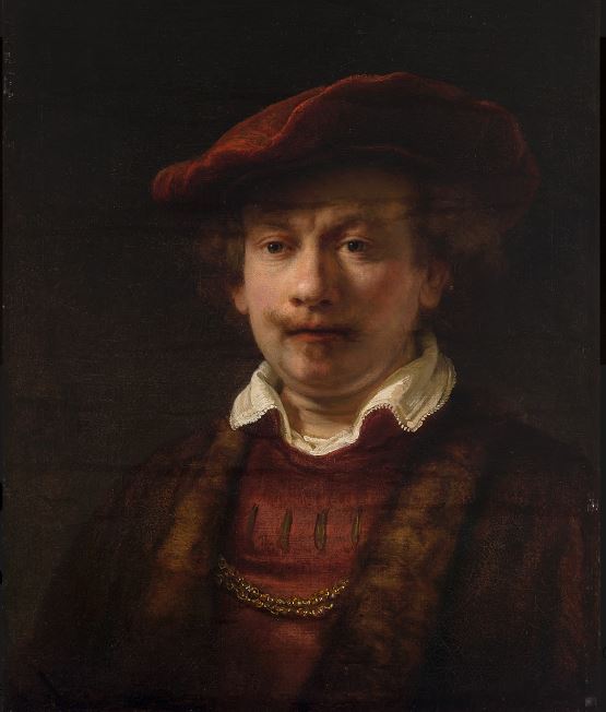 Rembrandt in a Red Beret