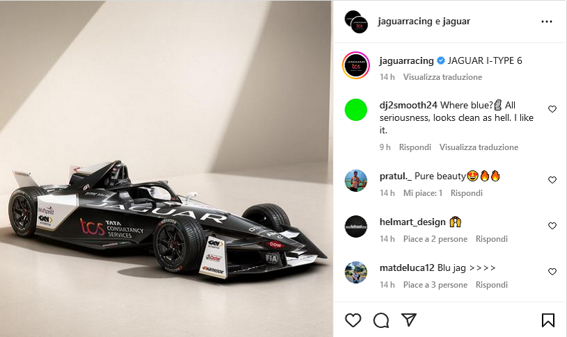 Jaguar I Type 6 per inseguire il sogno mondiale in Formula E