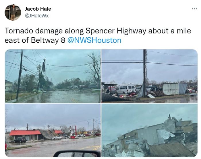 Tornado in Texas: danni catastrofici