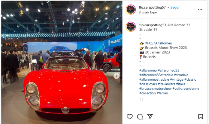 Ritorno Alfa Romeo 33 Stradale