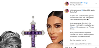 Crocifisso di Attallah Kim Kardashian