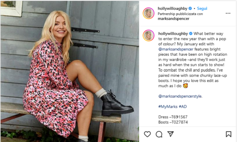 Holly Willoughby nuovo look