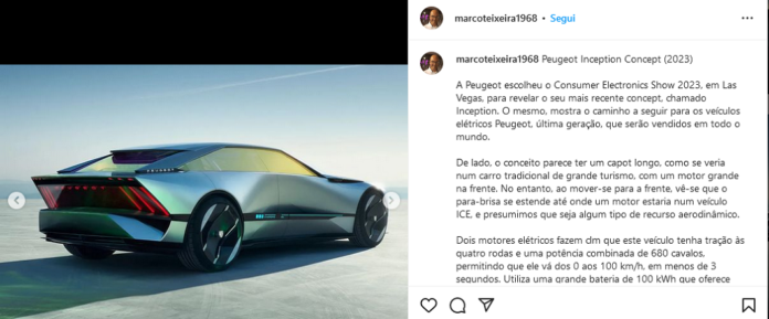 Peugeot Inception concept car