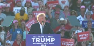 Trump: primo comizio di campagna elettorale in Texas