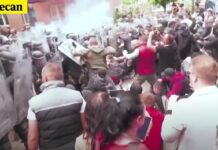 Kosovo: scontri tra i militari della NATO e i manifestanti serbi