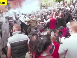 Kosovo: scontri tra i militari della NATO e i manifestanti serbi