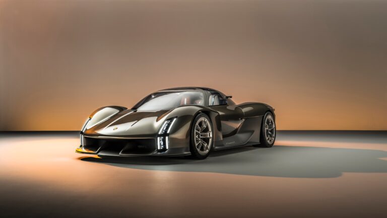 La Porsche Mission X sogna un futuro di auto sportive elettriche e più veloci