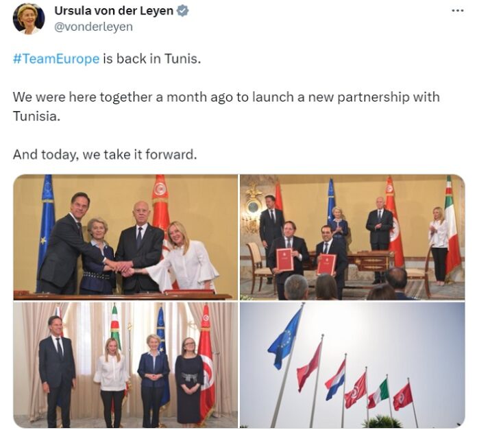 Tunisia e UE firmano memorandum d’intesa