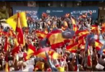 Madrid: manifestazione contro l'amnistia per i separatisti catalani