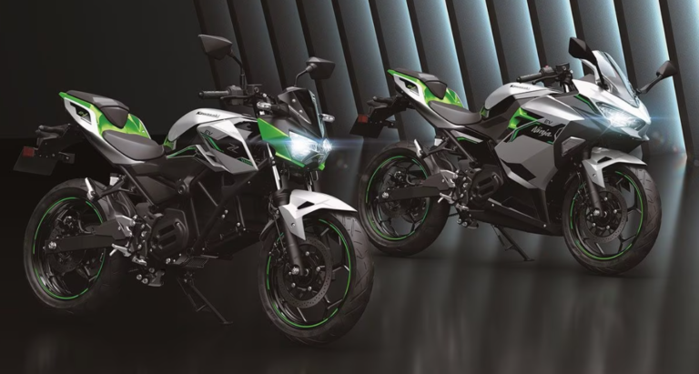Annunciate le moto elettriche Kawasaki Ninja E-1 e Z e-1 del 2024