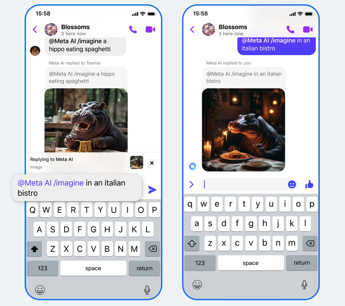 Meta annuncia le novità basate su IA per Instagram e Messenger