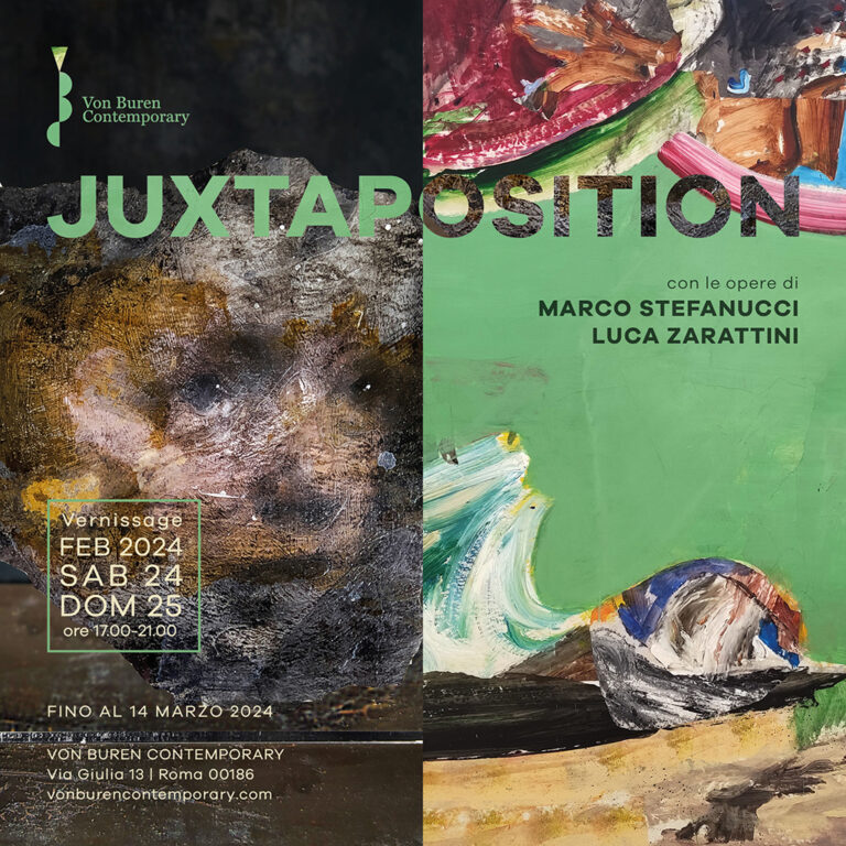 JUXTAPOSITION Con le opere di Marco Stefanucci e Luca Zarattini